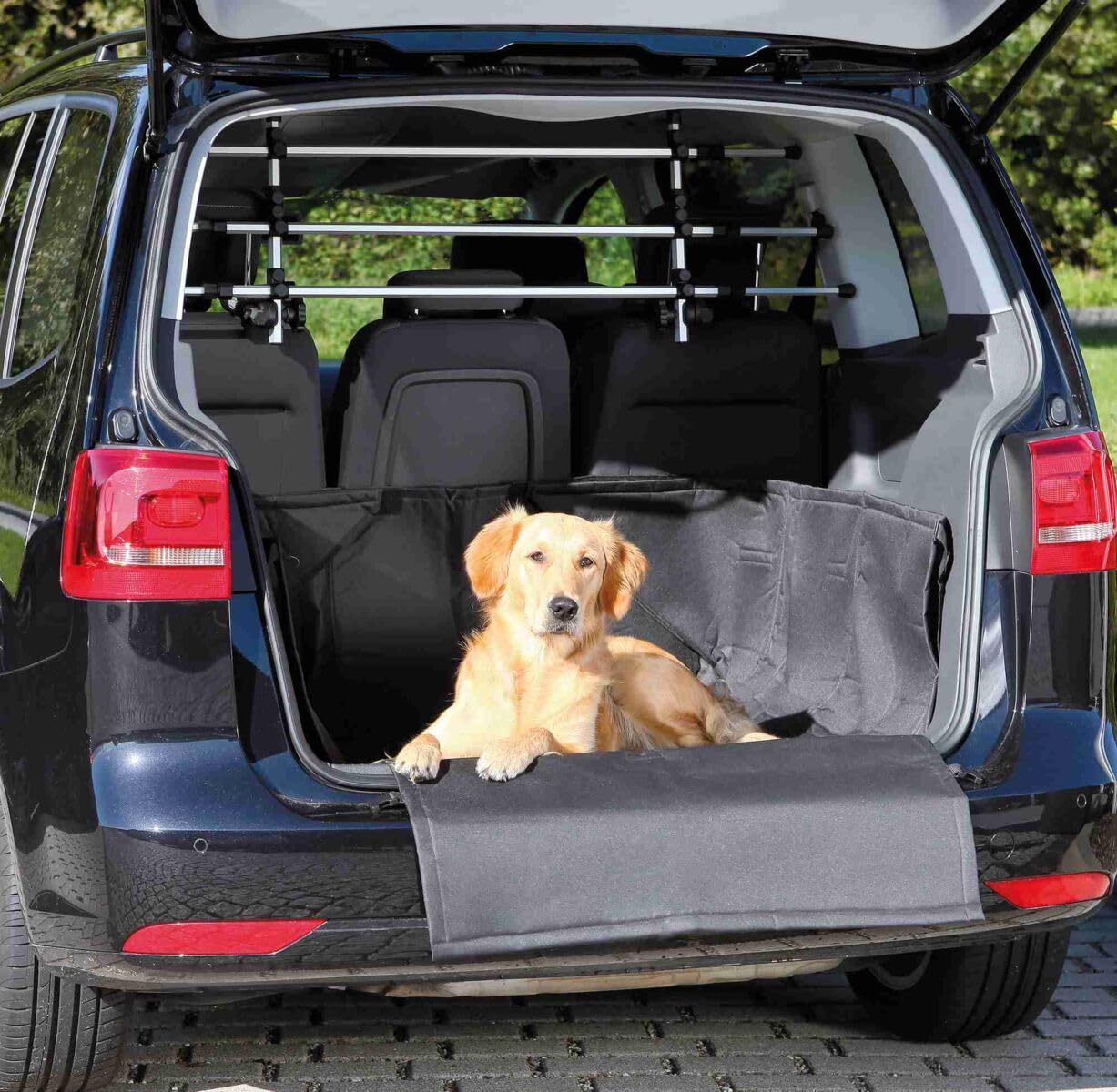 Trixie 1314 Couverture de protection pour coffre de voiture Noir 1,64 x 1,25 m