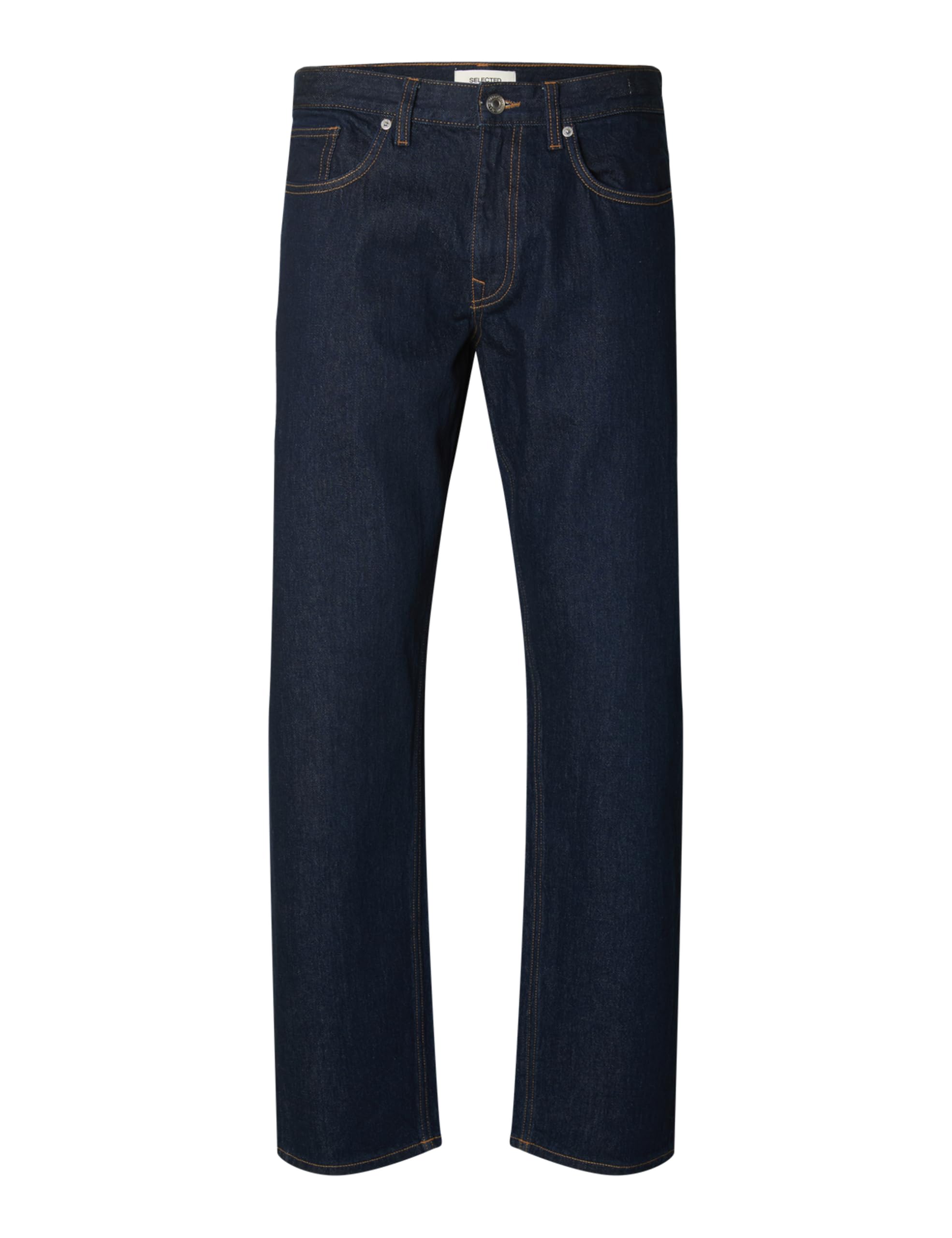 SELECTED FEMME Slh196-Straight Ben Kori Jeans Noos, Dark Denim Blue, 34 W/34 L