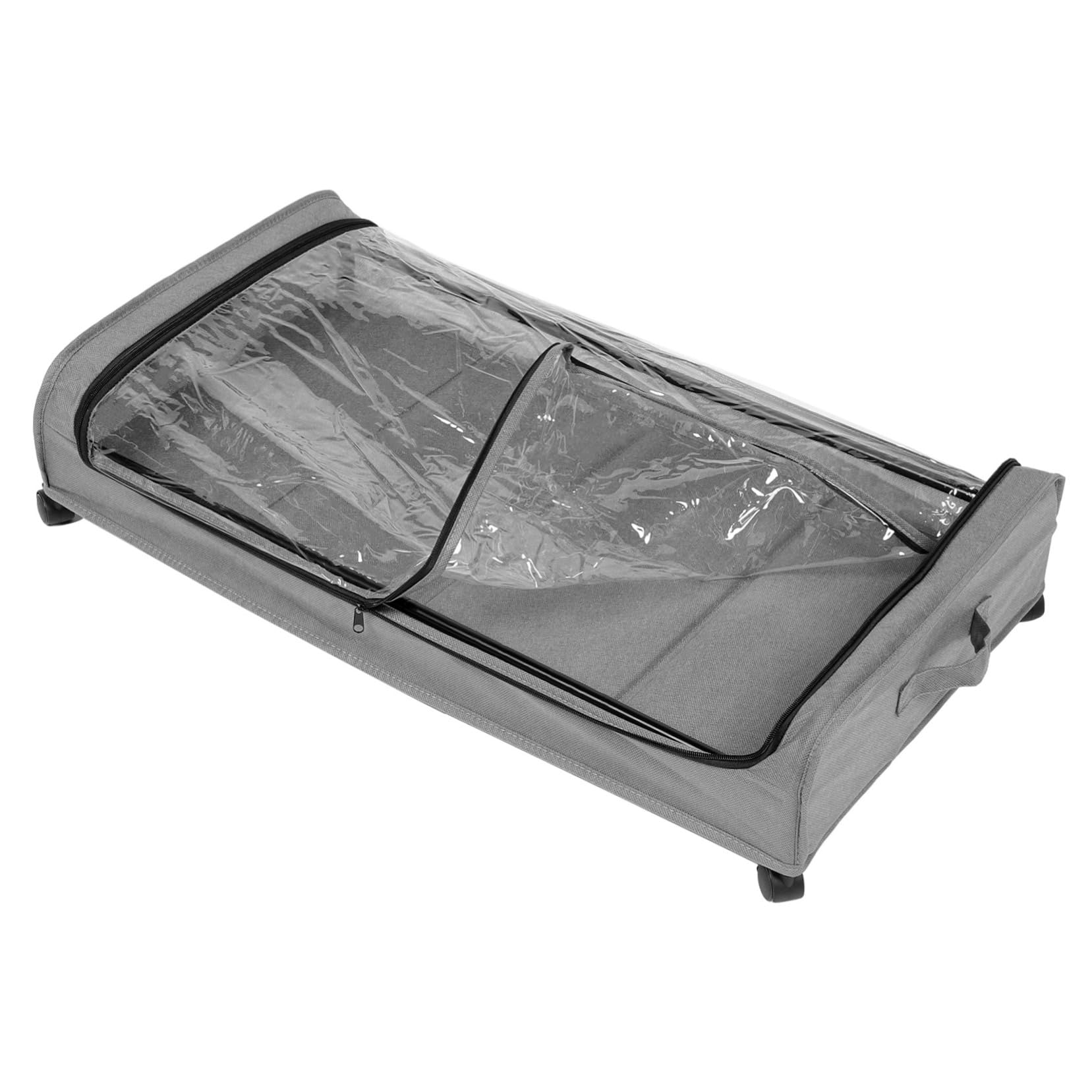 Unterbett Aufbewahrungssystem Mit Deckel Rollbare Lagerbox Für Kleidung Schuhe Und Spielzeug Großes Fassungsvermögen Einfacher Zugang Für Schlafzimmer Und Kleine Räume