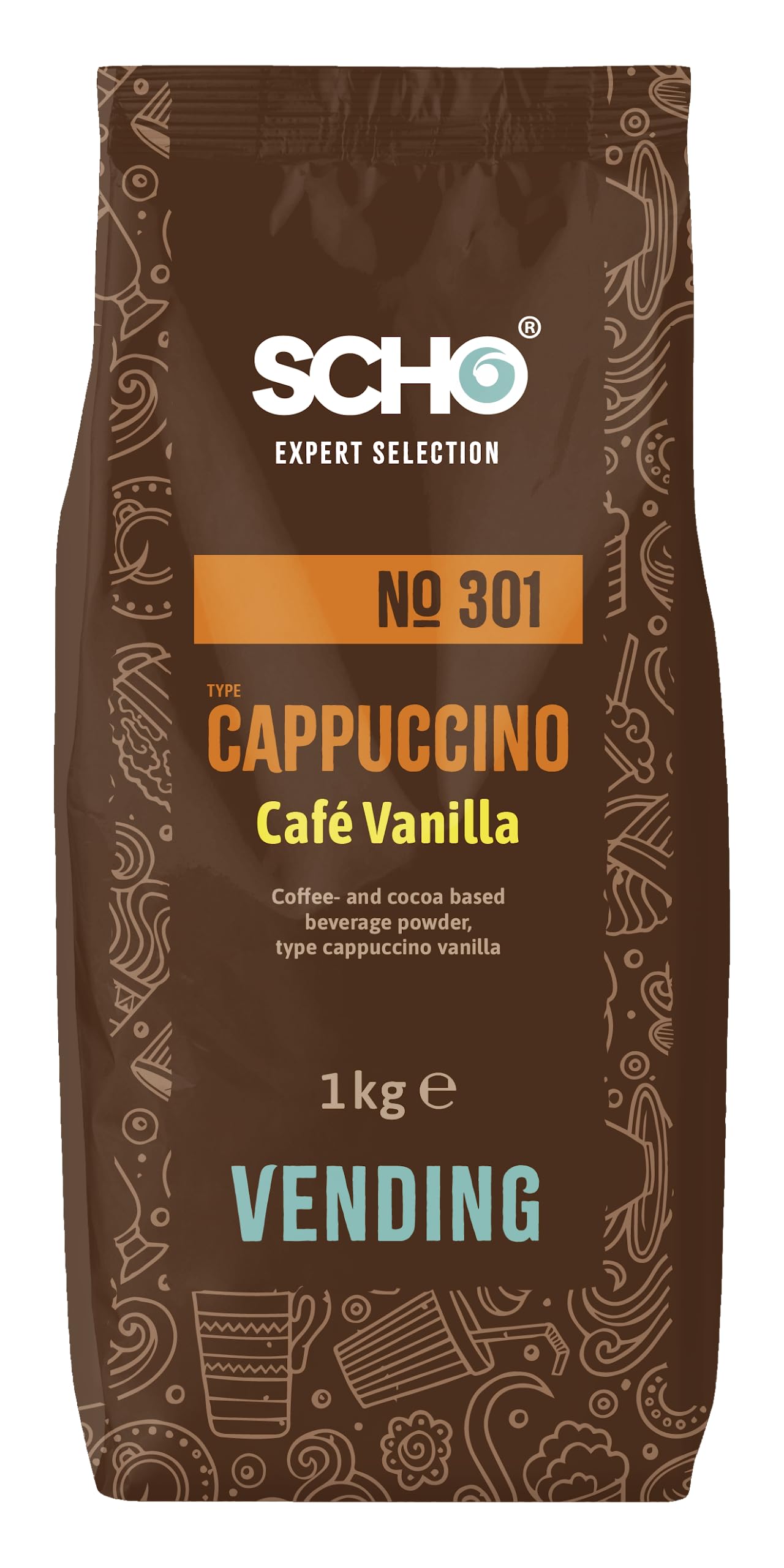 Scho No. 301 Cappuccino Café Vanilla 10 x 1000g