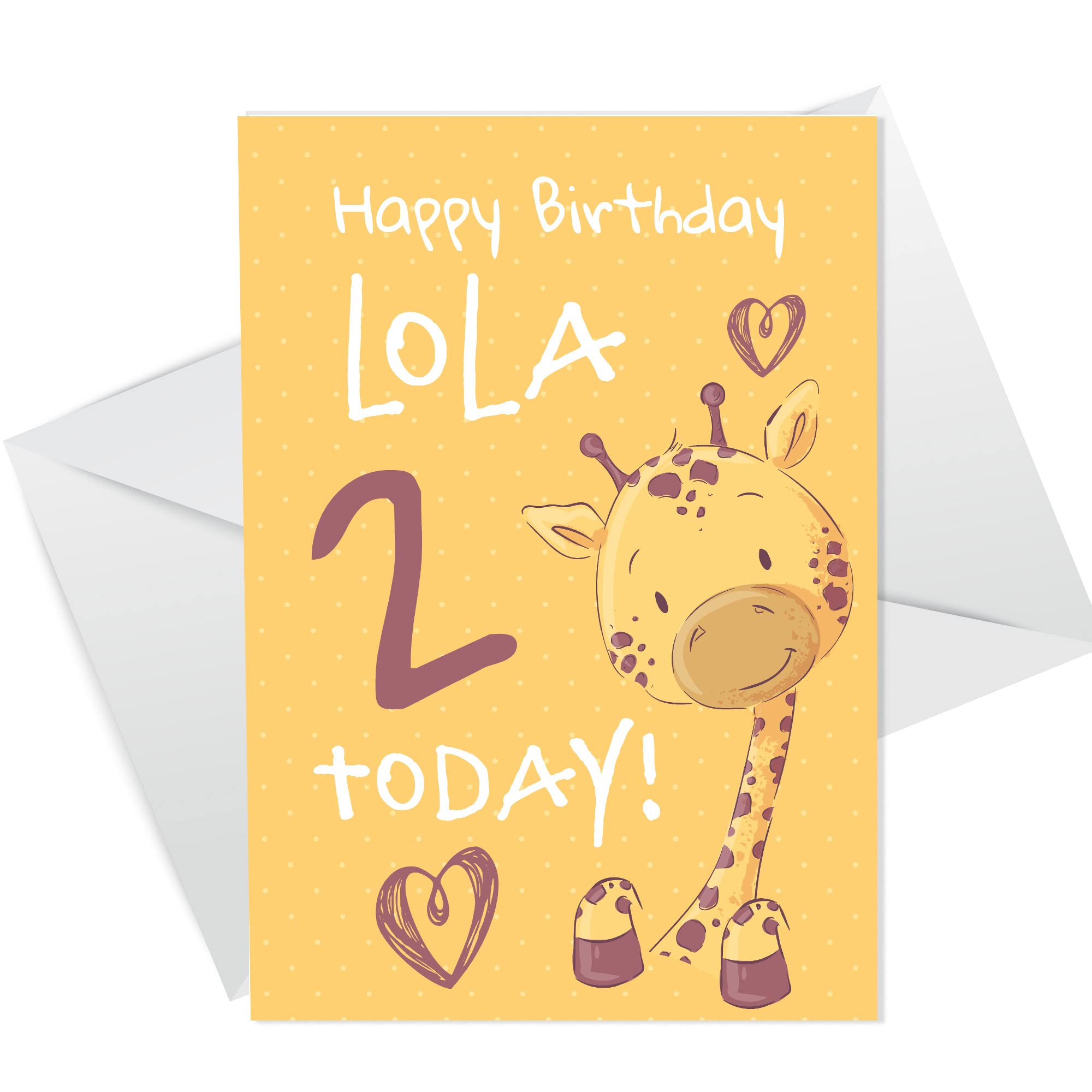Personalised Birthday Card For Daughter Son Cute Animal 1st 2nd 3rd 4th Birthday