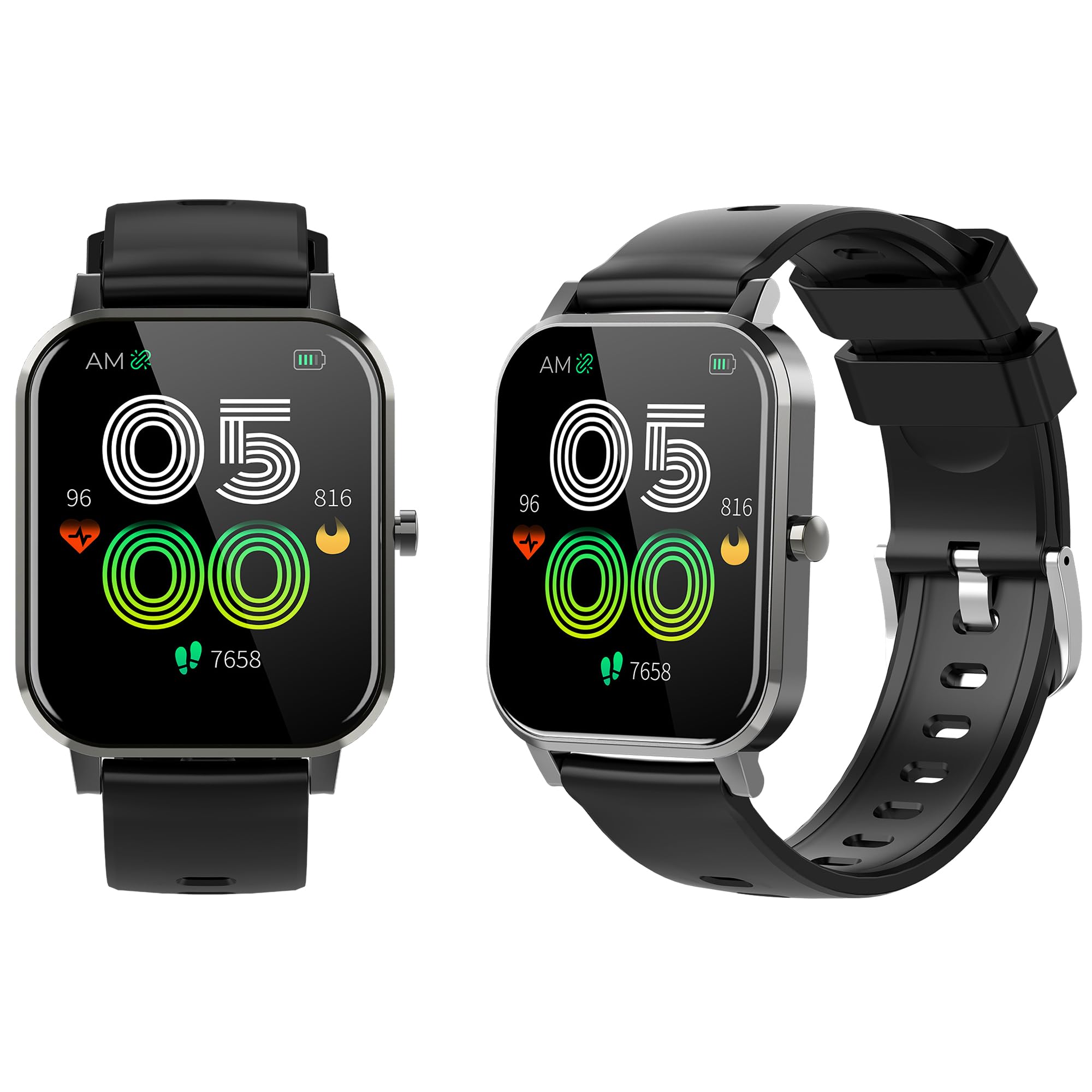 PULSERA RELOJ DEPORTIVA DENVER SW - 181 NEGRO - SMARTWATCH IP67 1.7PULGADAS BLUETOOTH