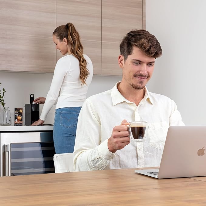 Compatible with Nespresso Original Brewers, these aluminum espresso pods come in packs of 100 capsules. With a medium roast intensity of #8, they strike the perfect balance between flavor and acidity. If you prefer a coffee that's not too strong or too weak, these pods are an excellent choice.