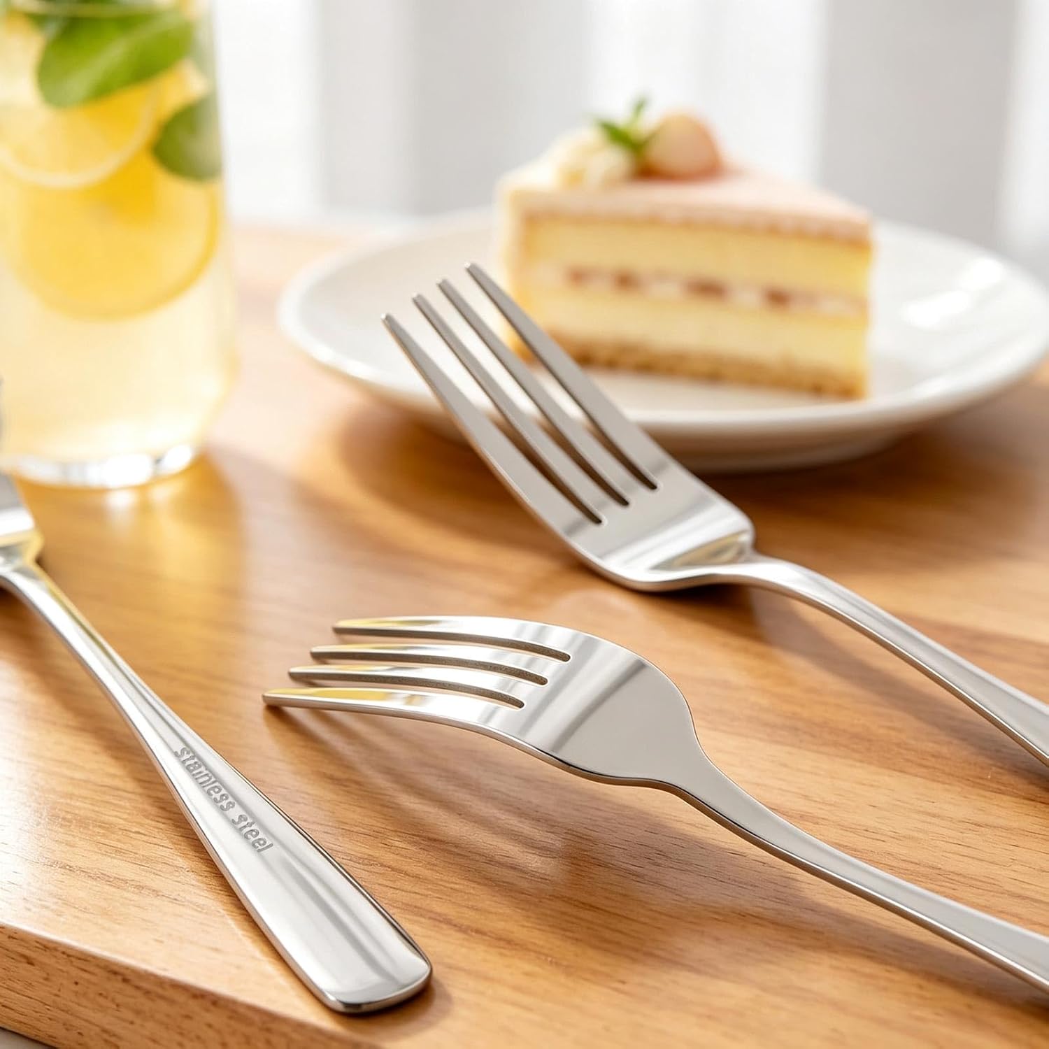 36 Pcs Dinner Forks Set, Stainless Steel Forks 7 Inch