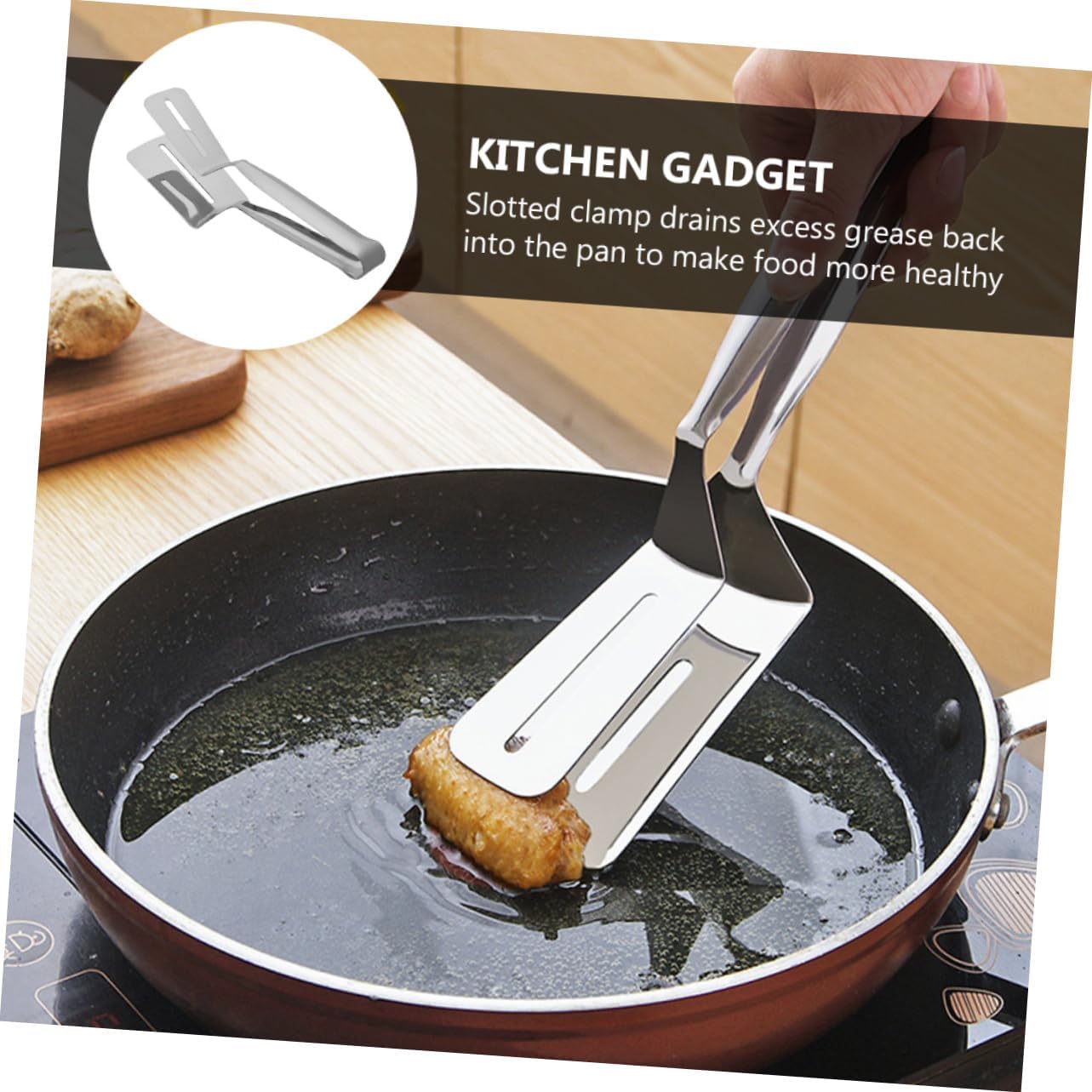 PRETYZOOM 2Pcs Stainless Steel Meat Hammer Kitchen Tong Barbecue Tool for Tenderizing Steak Beef and Poultry Essential Kitchen Gadget for Cooking and Grilling