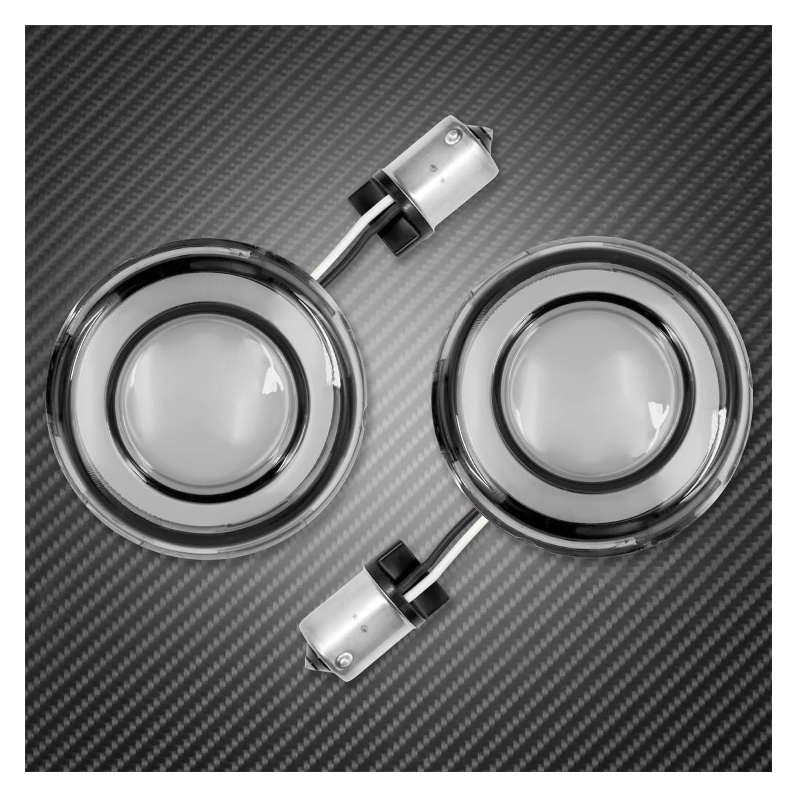Frecce LED Moto - Indicatori Di Direzione Universali In Lega Di Alluminio, 15 LED, Impermeabili - Compatibili Con Harley Davidson, Honda, Suzuki, Yamaha - 2