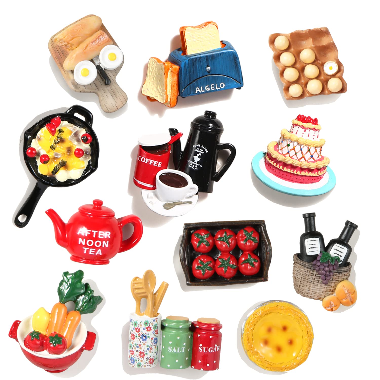 Buy ANAB GI Set Of 4 Pcs Random Design Food Refrigerator Food