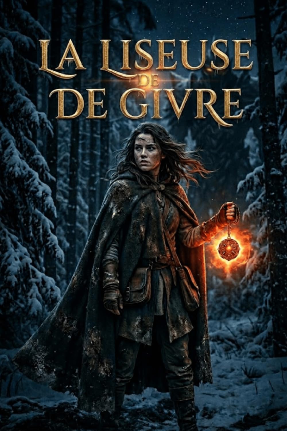 La Liseuse de Givre: Le Gardien de Pierre et l'Hiver Éternel : Un Roman de Fantasy Romantique