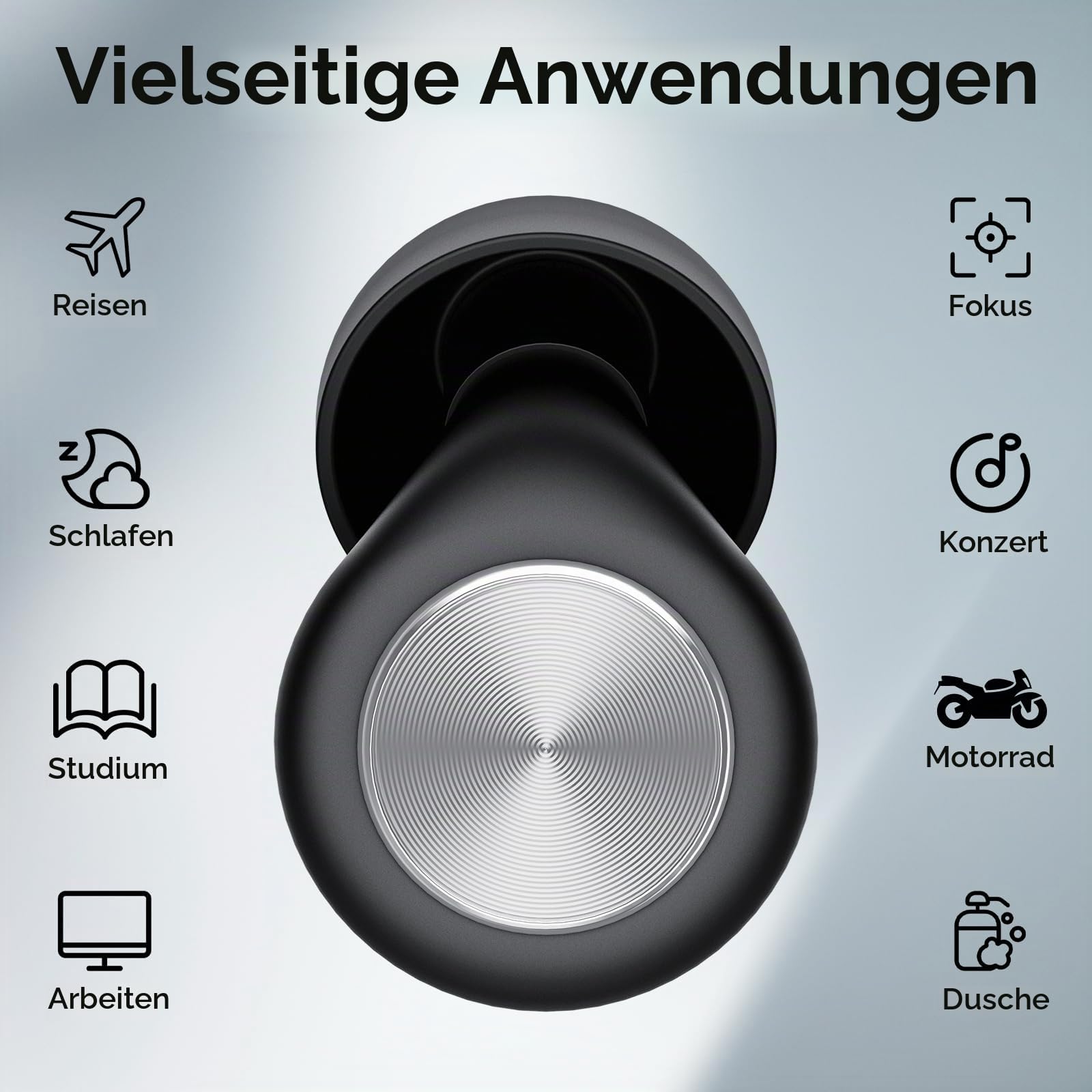 2026 Ohrstöpsel zum Schlafen, 45dB Wiederverwendbare Gehörschutz Geräuschreduzierende Ohrstöpsel für Schlaf, Earplugs weich und bequem für Schlafen, Reisen, Konzentration, Flugzeug, Konzerte