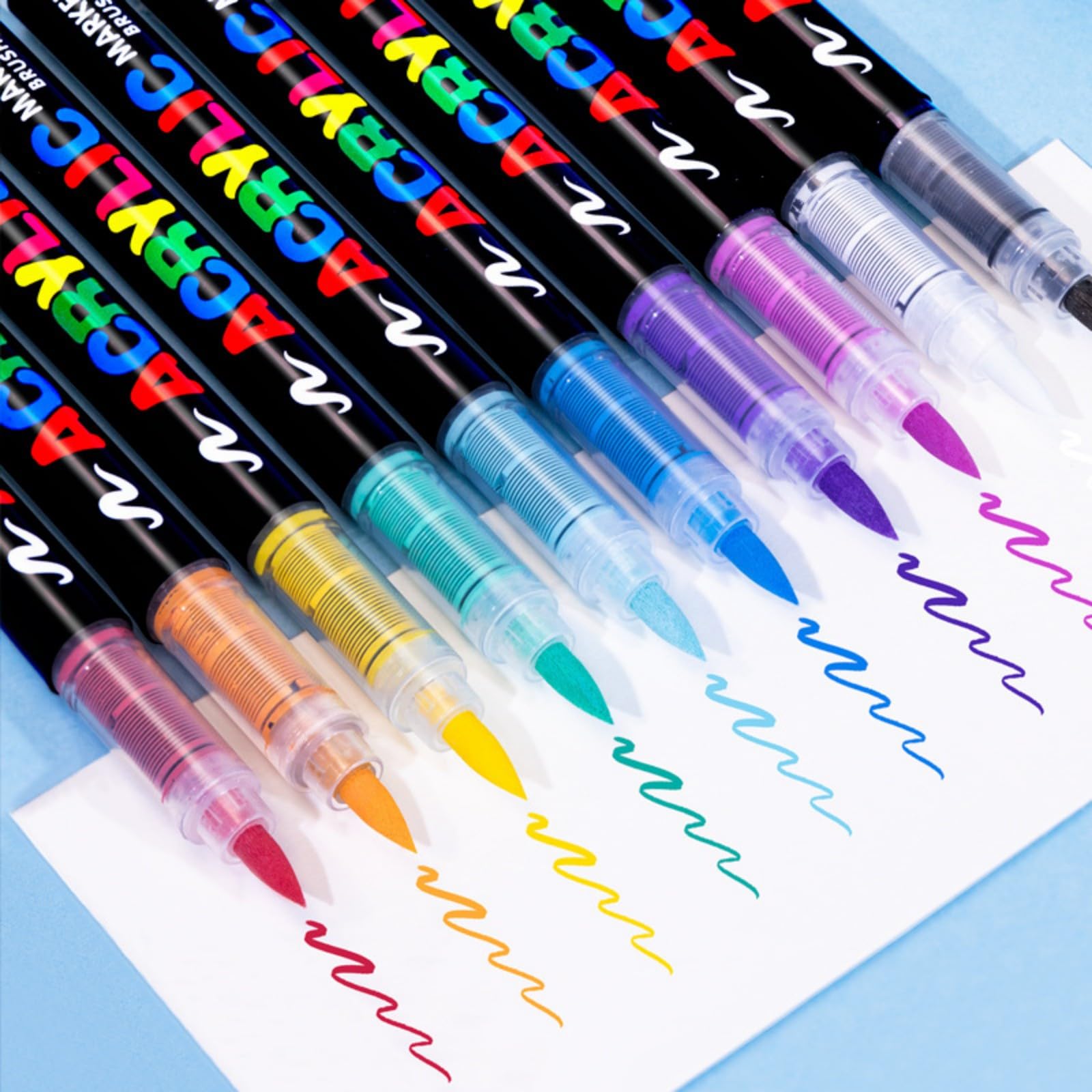 Schwarz Textilstift,Waschmaschinenfest,Weicher Stift,Zum Malen auf Stoff,Permanent Stoff Stifte, Acrylstifte Stift,Wasserfeste Textilfarbstifte,Textilmarker für T-Shirt,Stoffbeutel Basteln(Schwarz)