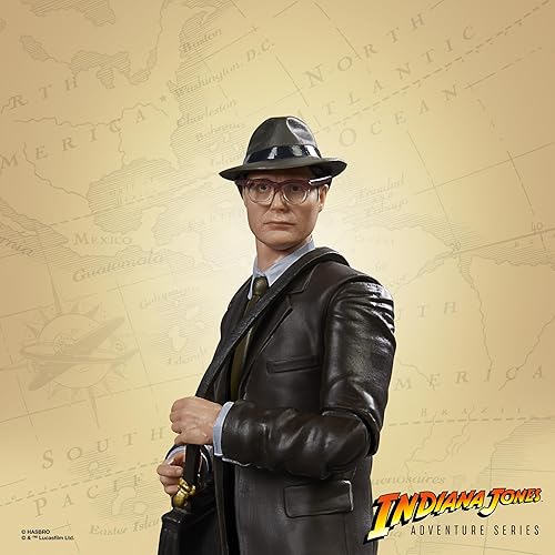 Miniatura 2 de Indiana Jones y La Dial del Destino Serie de Aventuras Figura de Acción Doctor Jürgen Voller, Figuras de Acción de 6 Pulgadas para Niños a Partir