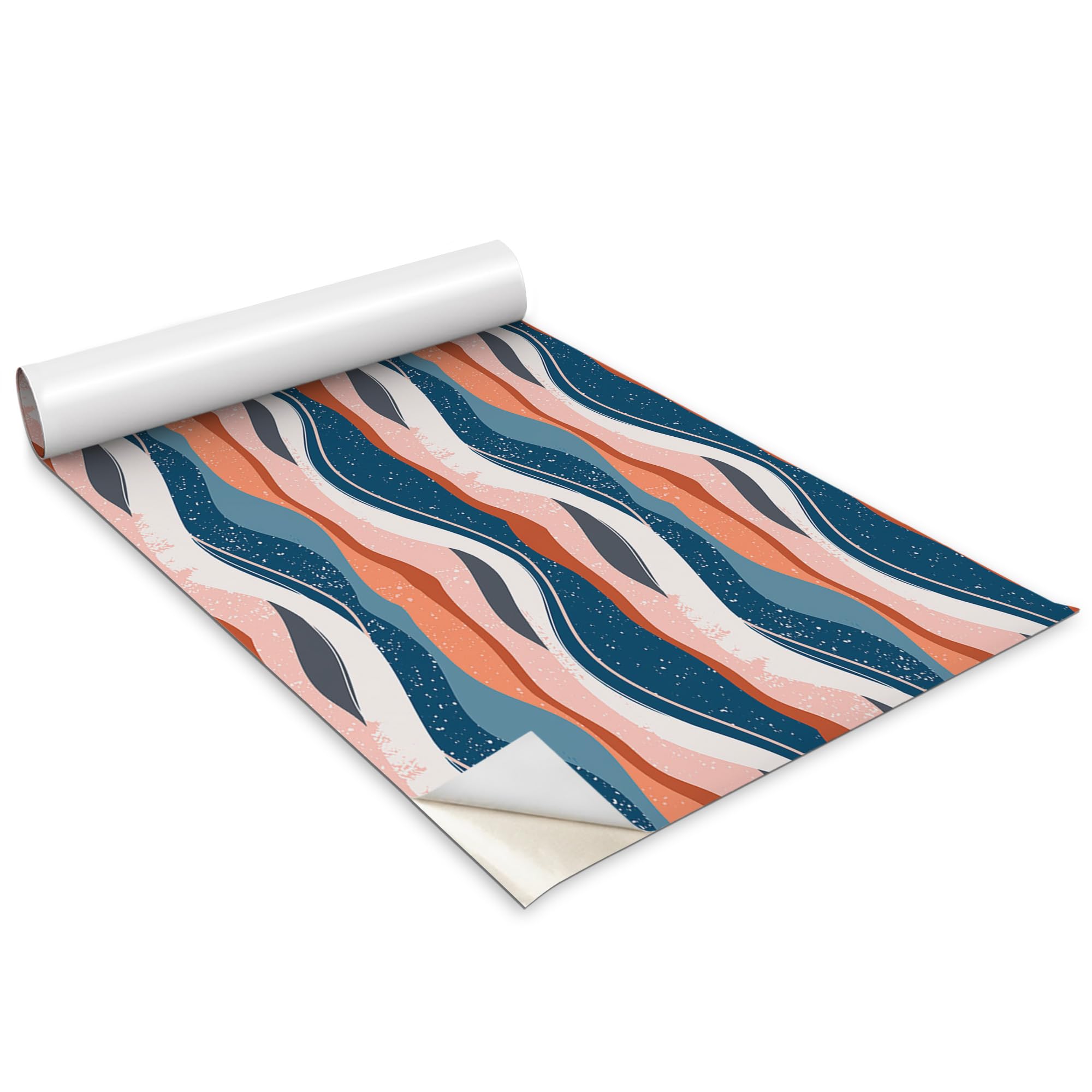 Decorativo adhesivo de ondas coloridas para transformar el estilo de tu salón o dormitorio