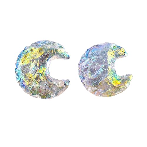 Vista 43 de 50 carats Natural Raw Rainbow Moonstone Rough Crystal Gemstone, Chakra Healing Crystal and Gemstone, Birthstone Crystal for Jewelry Making Supplies