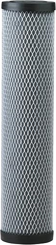 Miniatura 5 de Pentair Pentek C1 Filtro de agua de carbón, 10 pulgadas, cartucho de repuesto impregnado de carbono activado en polvo de celulosa de doble propósito