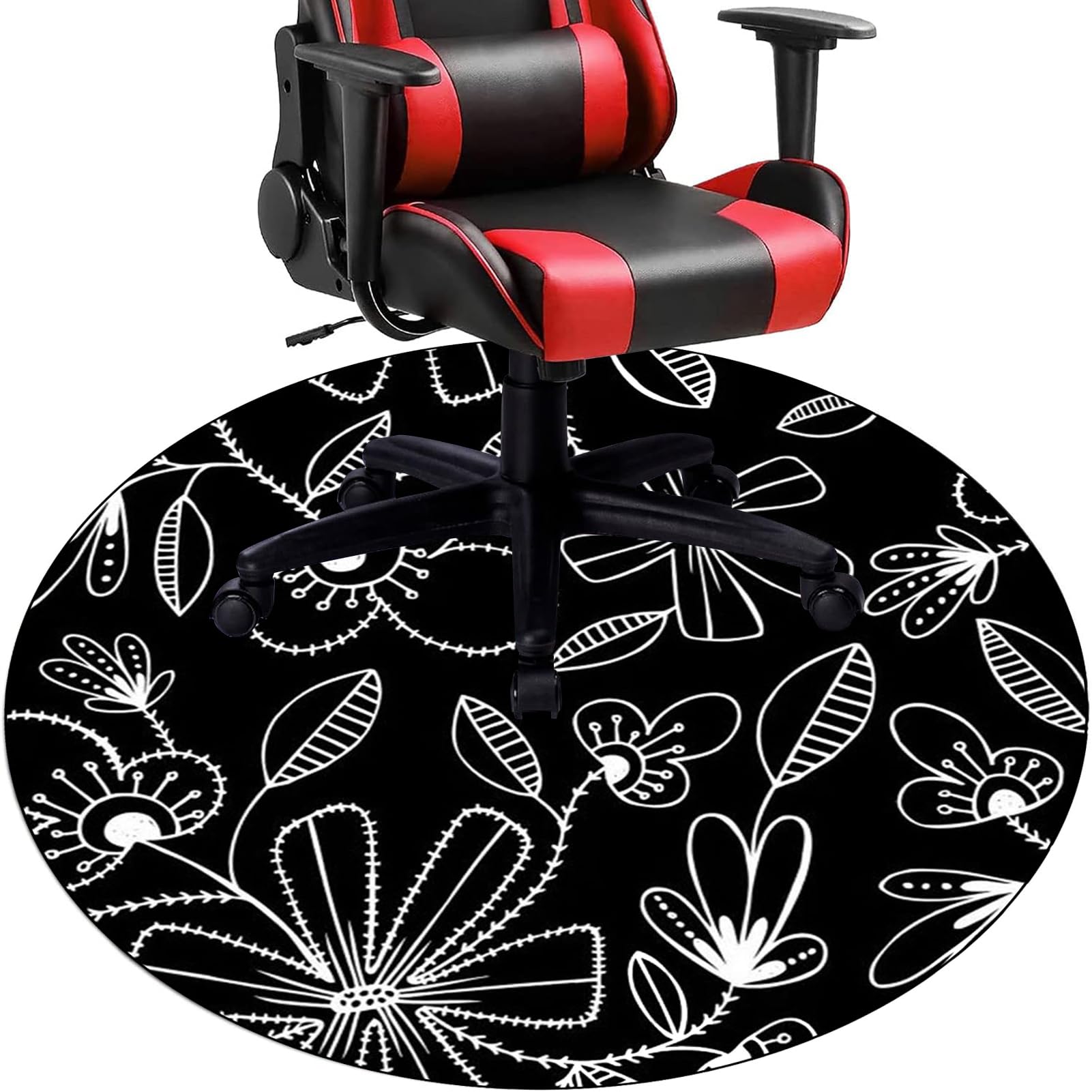 Tapete de escritorio para suelos de madera dura, tapete resistente para silla de oficina para suelos de pelo bajo, tapete grueso para silla de juegos, tapete protector de alfombra para parquet