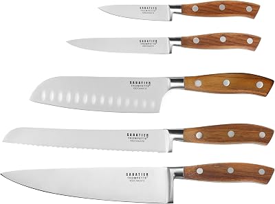 SABATIER TROMPETTE Ryokan – Set de 5 couteaux de cuisine