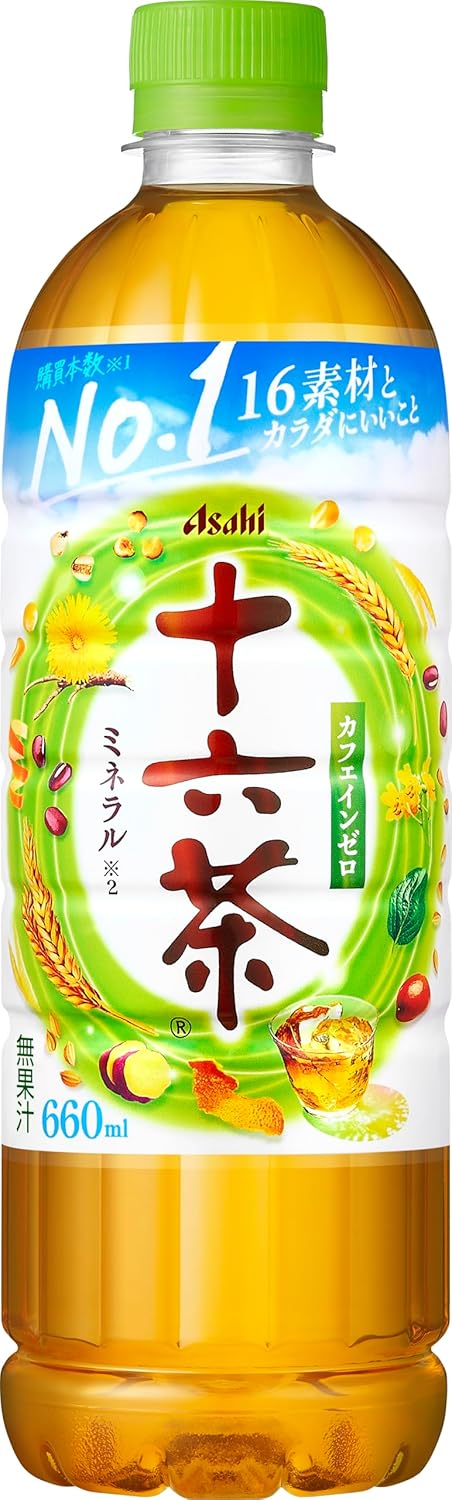アサヒ 十六茶 660ml×24本 [お茶][カフェインゼロ][アサヒ飲料]