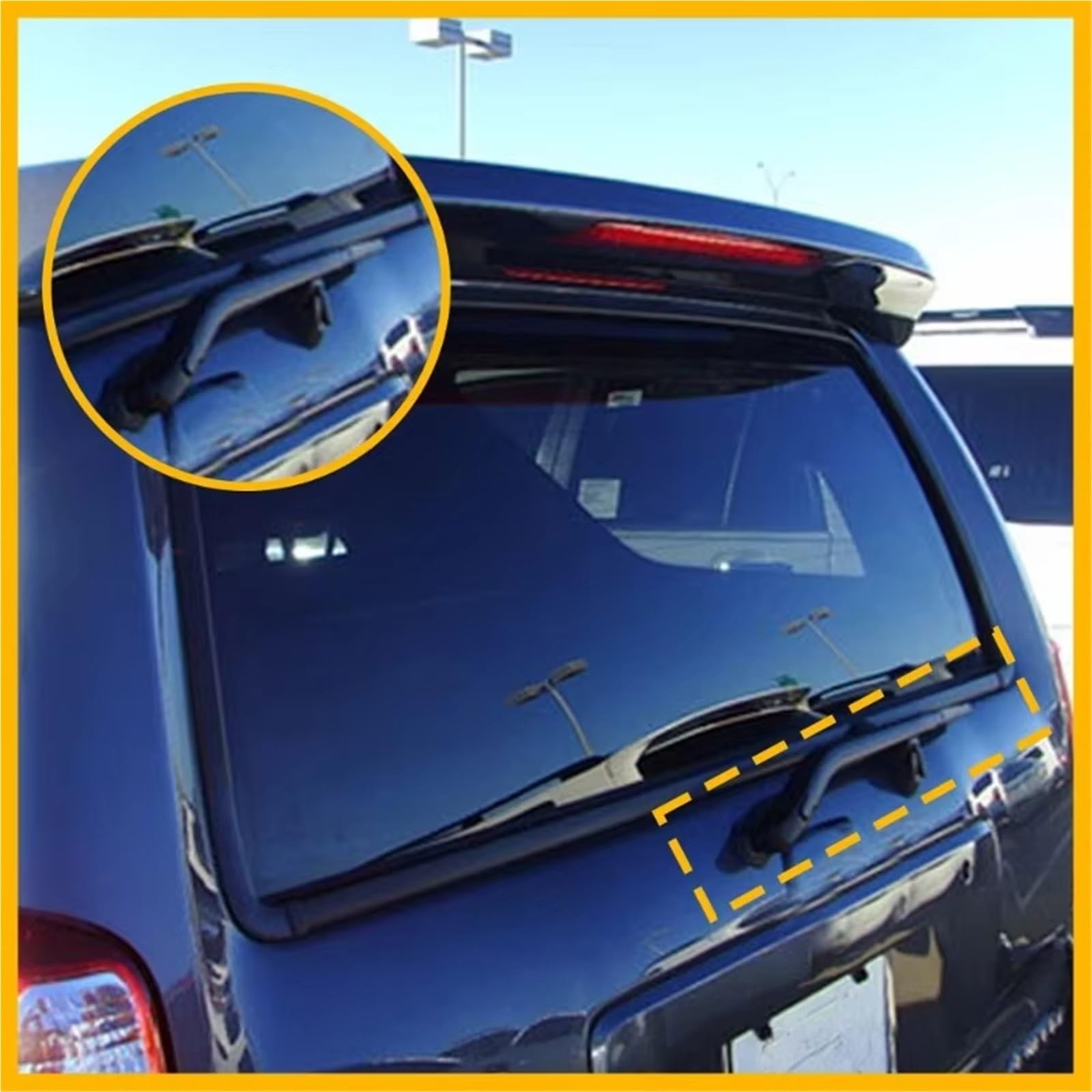 Limpiaparabrisas Para 2003-2009 Para Toyota Para 4Runner Para Limited Para Sport Para Utility Para 4 Puertas 1 Juego Limpiaparabrisas Trasero Coche Brazo Y Cuchilla Limpiaparabrisas Trasero