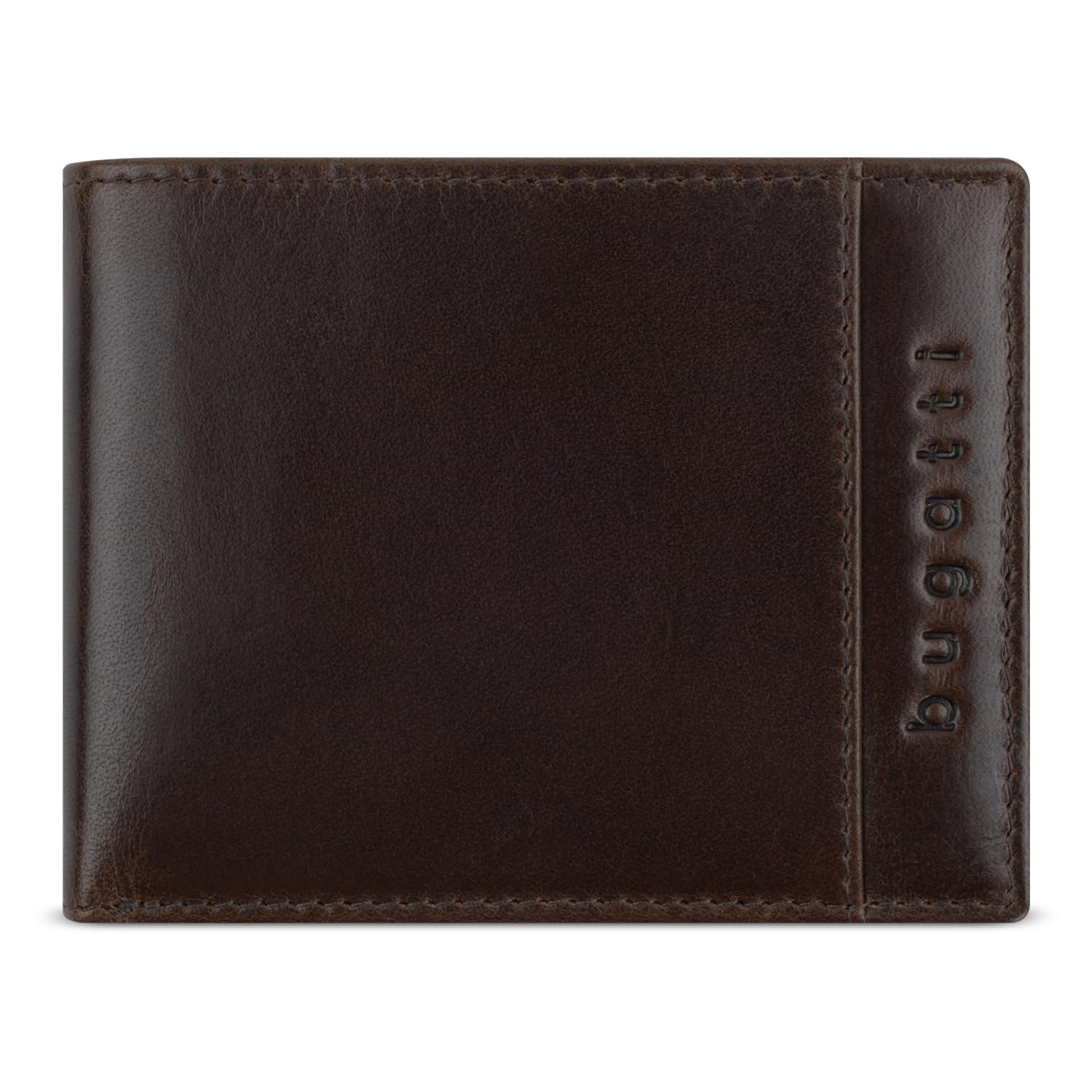 bugatti Romano Mini Wallet marron petit portefeuille cuir rigide