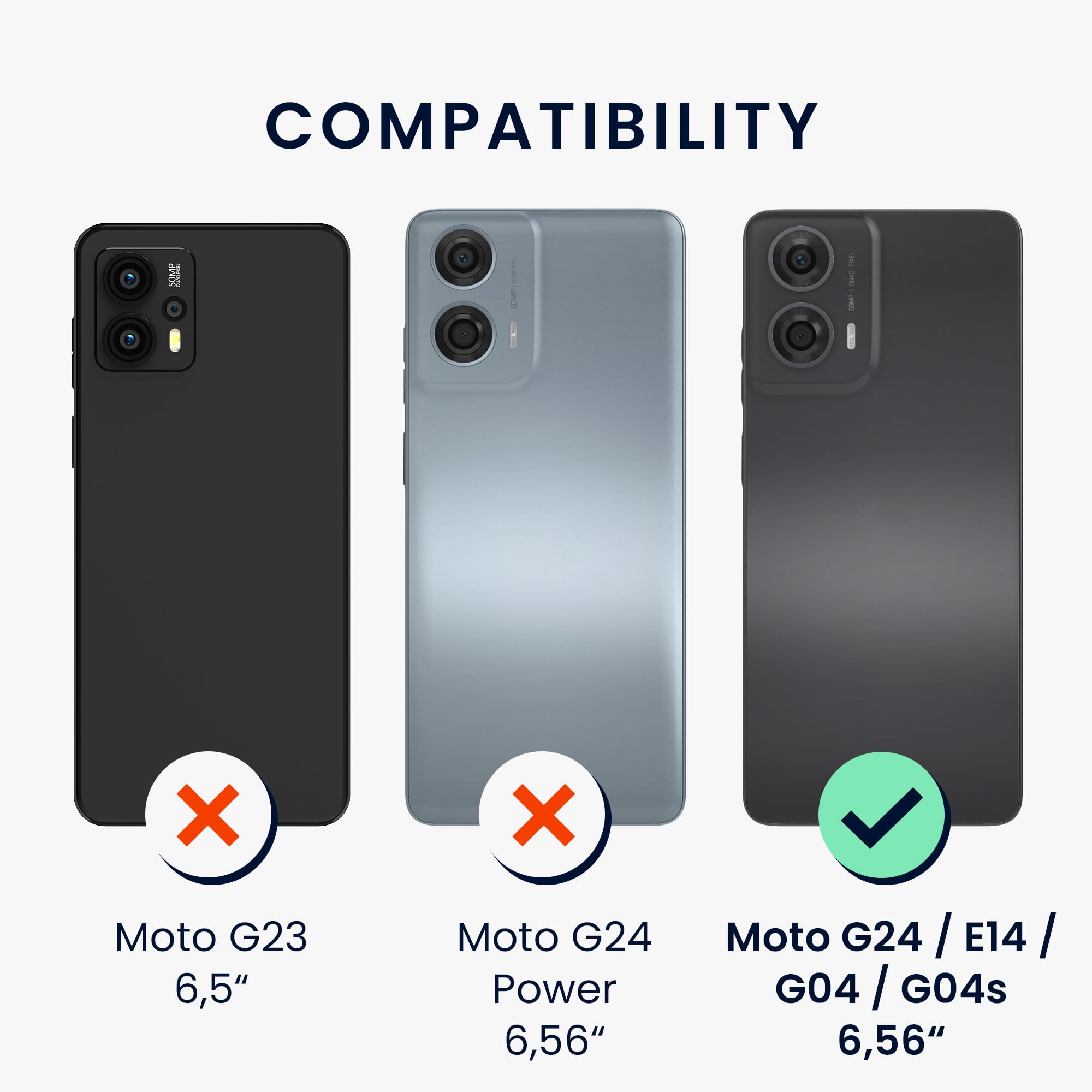 COVER CUSTODIA Per MOTOROLA MOTO G04s IN SILICONE TPU