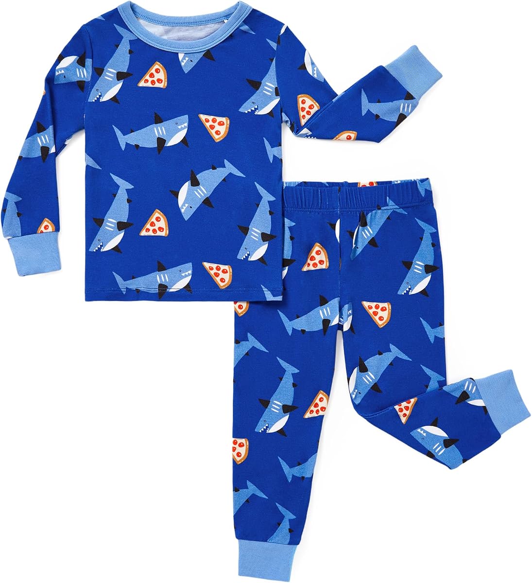 PATPAT Bamboo Viscose Pajama Sets for Toddler Boys & Girls Baby Kids, Ultra-soft Snug fit Pjs Sleepers for Birthday Holiday