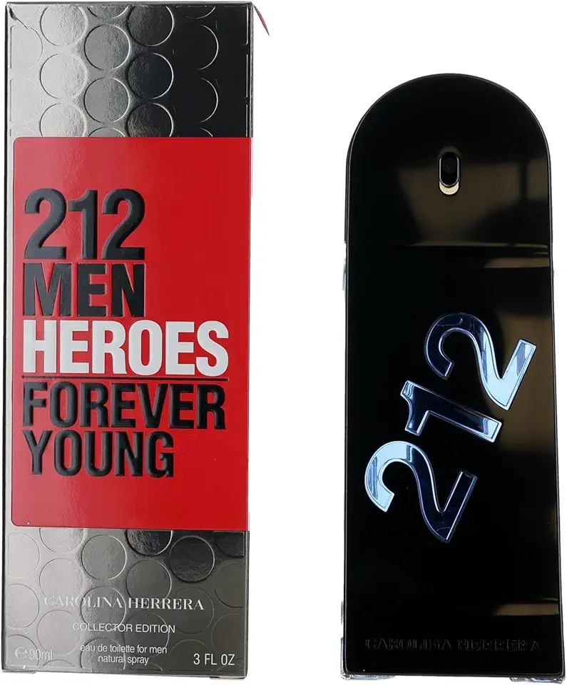 Carolina Herrera 212 Heroes Forever Young Eau de Toilette - Perfume Masculino 90ml