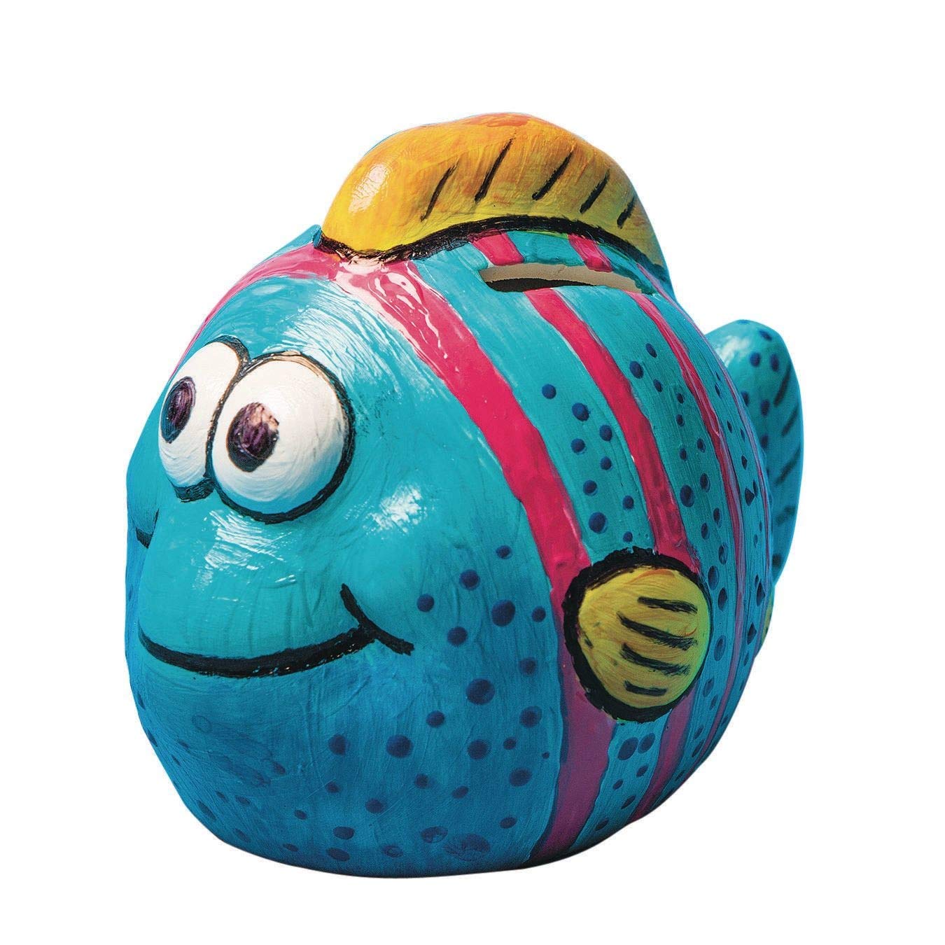 Ceramic Bisque Fish Banks