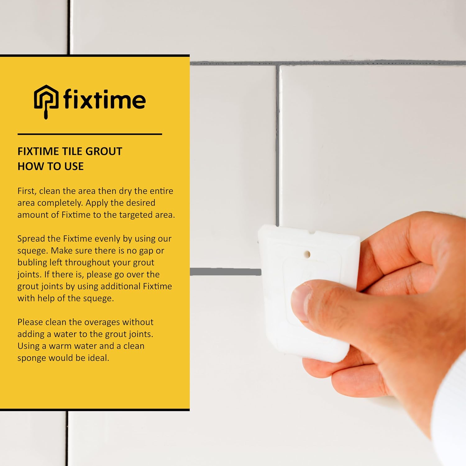 Tile Grout Repair Kit, Gray Grout Filler Tube 8 oz, Grout Repair Renews, Fast Drying Repait Kit, Grout Sealer for Floor Tile - Spatula Included (2xGray)