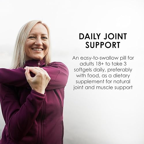 Miniatura 3 de MASON NATURAL Suplemento de glucosamina y aceite de pescado con DHA y Omega 3 para apoyo articular y muscular, 1 mes de suministro de píldoras de