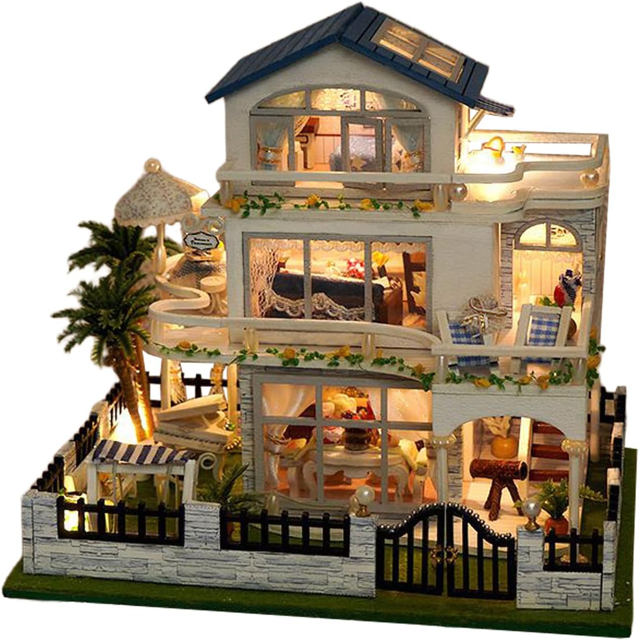 Small House Building Kit Home Decoration Pretend Toys Handmade Craft Maker