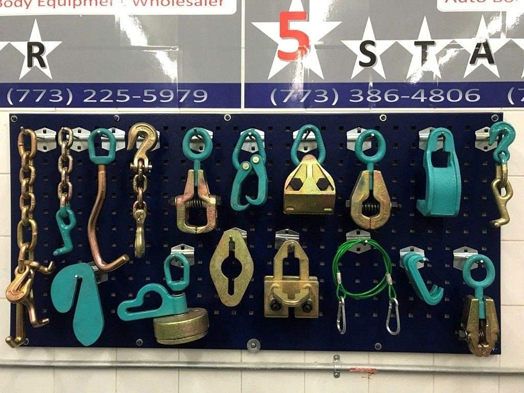5 STAR Set#59 AUTO Body Frame Machine 17 Piece Tool and CLAMP Set MEGA Deal Special Pricing!