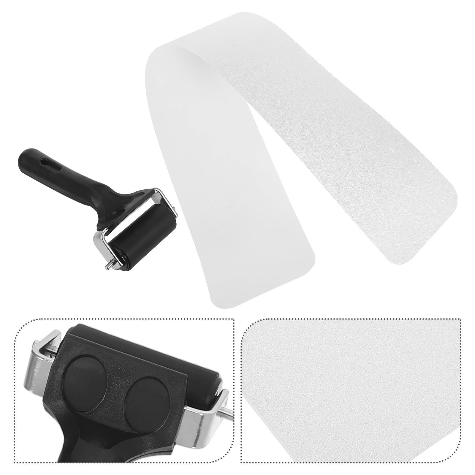 POPETPOP 15 Piezas Pegatinas de Ducha Antideslizantes, Cinta Antideslizante Autoadhesiva Transparente Peva para Suelo de Baño y Madera, Mayores, Uso Doméstico