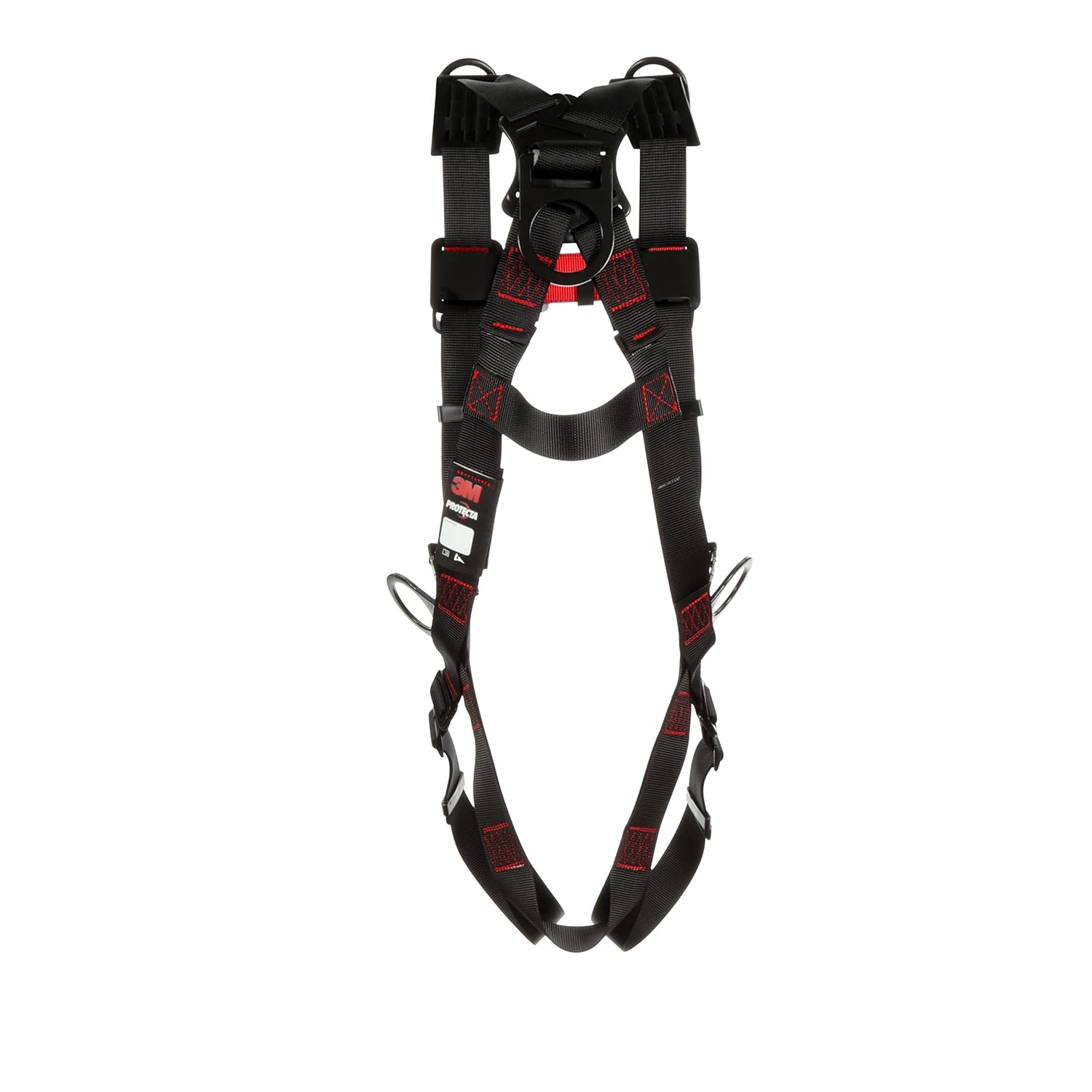 3M Protecta Vest-Style Positioning/Retrieval Harness 1161565, Black, X-Large, 1 EA/Case
