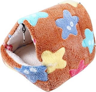 Ipetboom 2 Peças Hamster Ninho De Algodão Hamster Pendurado Rede Hamster Refúgio Casa Cama De Hamster Pequena Caverna Para Animais De Estimação Rede Pequena Para Animais De Estimação Redes