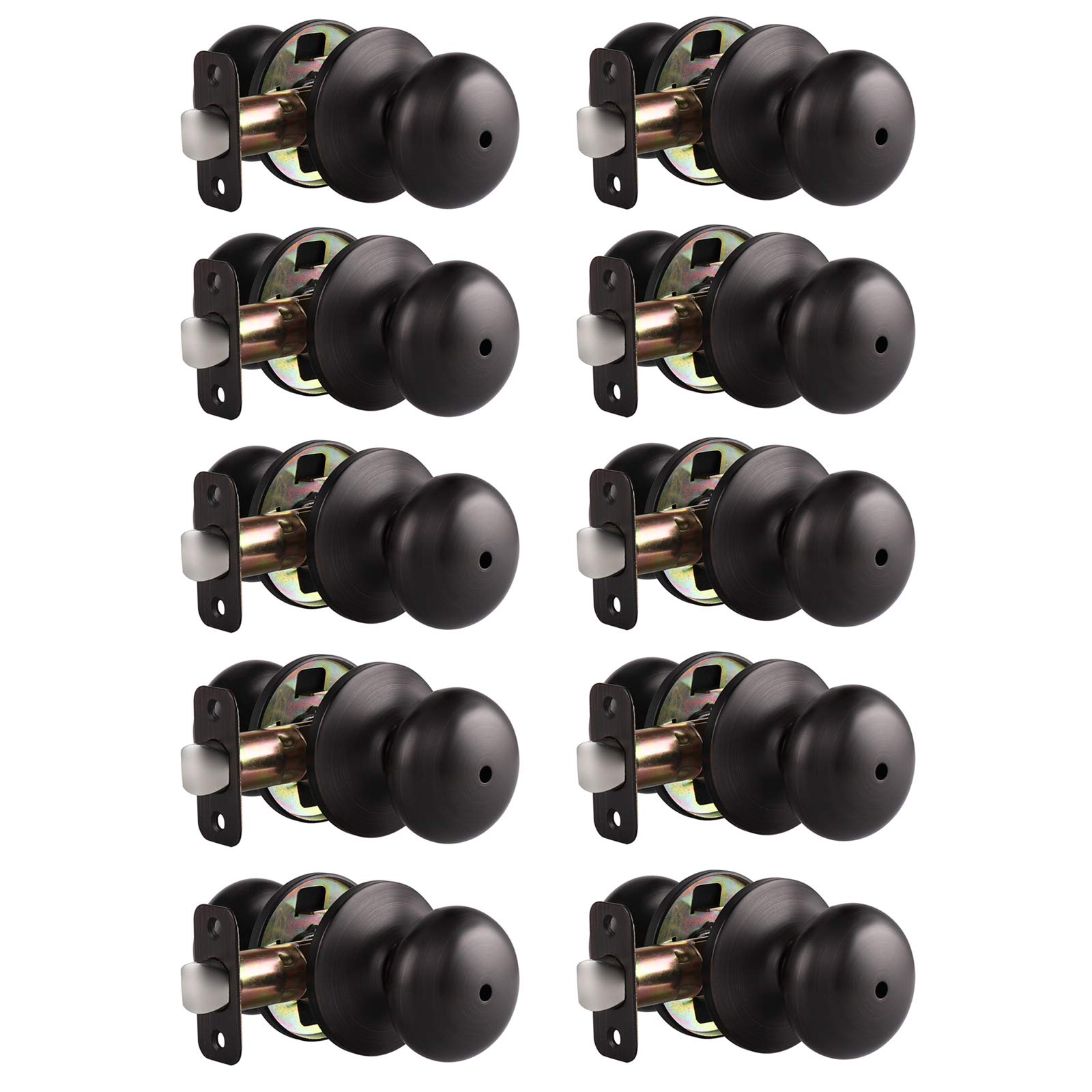 Probrico Privacy Door Knobs - Keyless & Stainless Steel -23