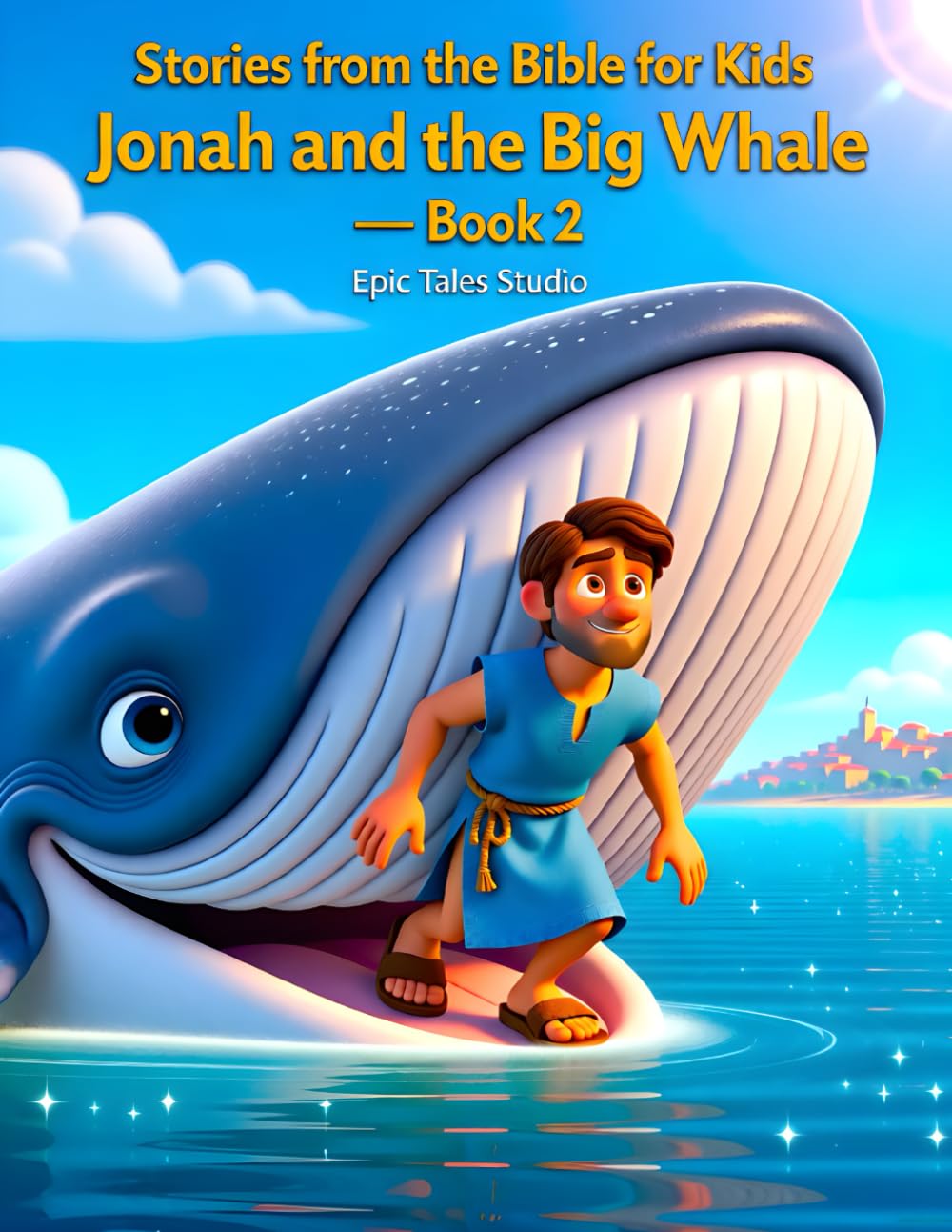 Stories from the Bible for Kids: Jonah and the Big Whale — Book 2: Beautiful Bible Story About Obedience, Forgiveness, and God’s Love