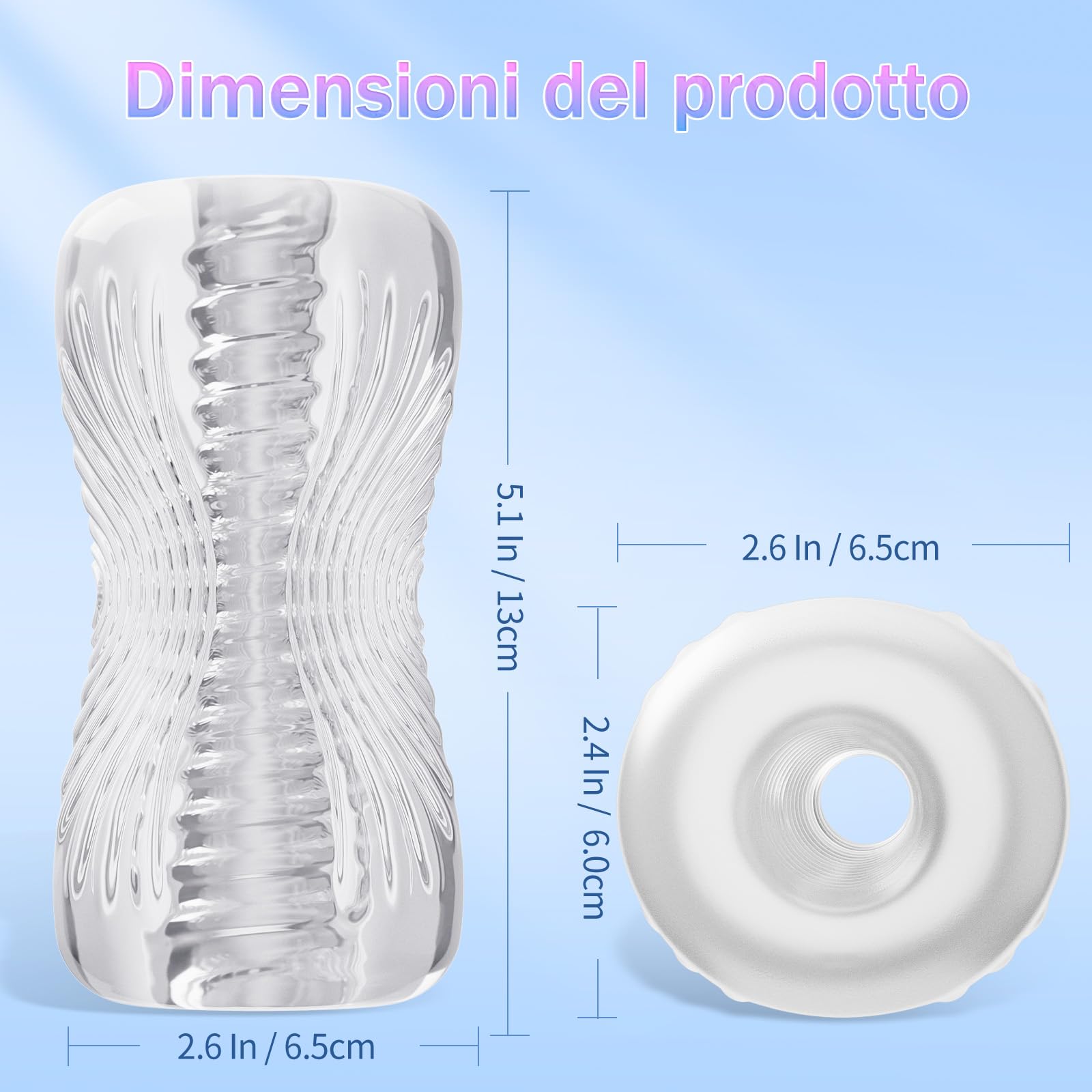Masturbatore Uomo Sex Toys - Sex Toy Realistico Masturbatori per Uomini Maschile Tascabile Reale Giocattolo Erotico per Sesso, Stretta Apertura Anale Pompino per Gli con 3D Vagina Giocattoli Sessuali