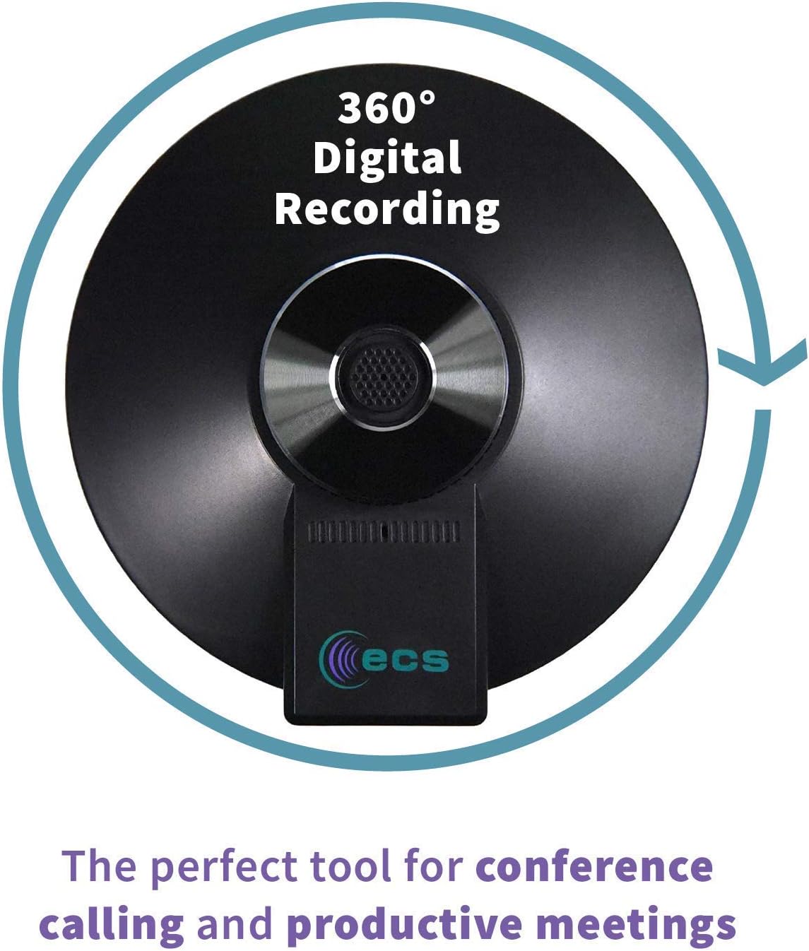 WordForum USB Microphone Kit with Five (5) 360° Conference Boundary Microphones: one (1) USB-Equipped, Four (4) 3.5mm-Equipped for Daisy Chain