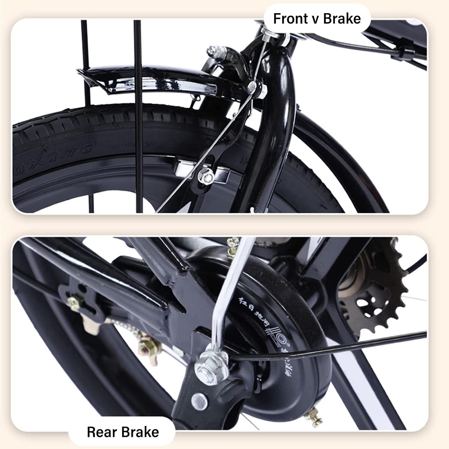Amazon.co.jp: 大人用折りたたみ自転車、折りたたみ自転車、高強度 