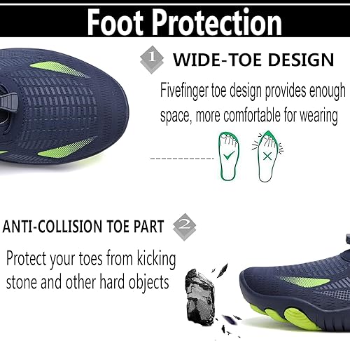 Miniatura 7 de Zapatos de agua ligeros y cómodos para hombres y mujeres, zapatos acuáticos de secado rápido, zapatos de playa al aire libre para buceo, caminar