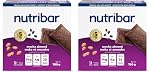 Nutribar Original Mocha Almond Remplacement des repas, Barre protéinée, Haute protéine, Fabriqué au Canada, 12 Nombre