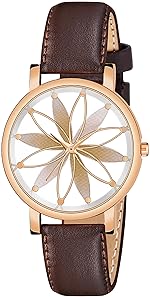 PAPIO Leather Strap Ladies and Girls Analog Watch for Women