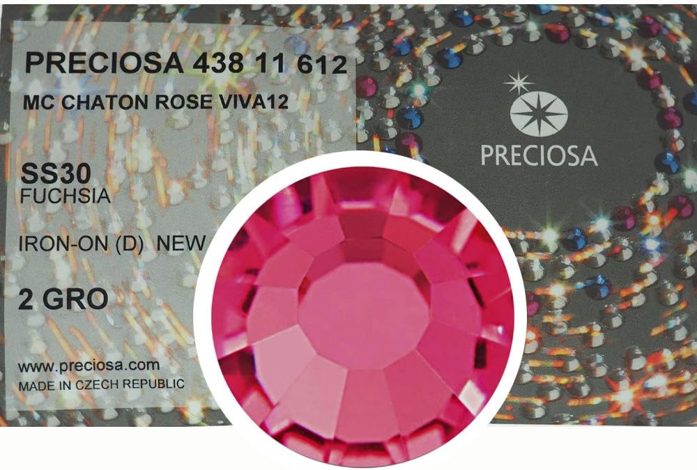 288 Pieces SS30 Preciosa Viva 12 Flat Back Hotfix 438 11 612
