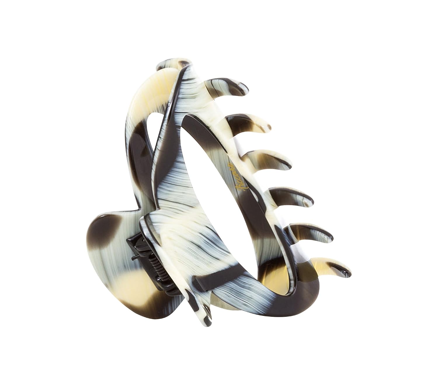 Ficcare Manhattan Oval Open Jaws in Horn Acetate