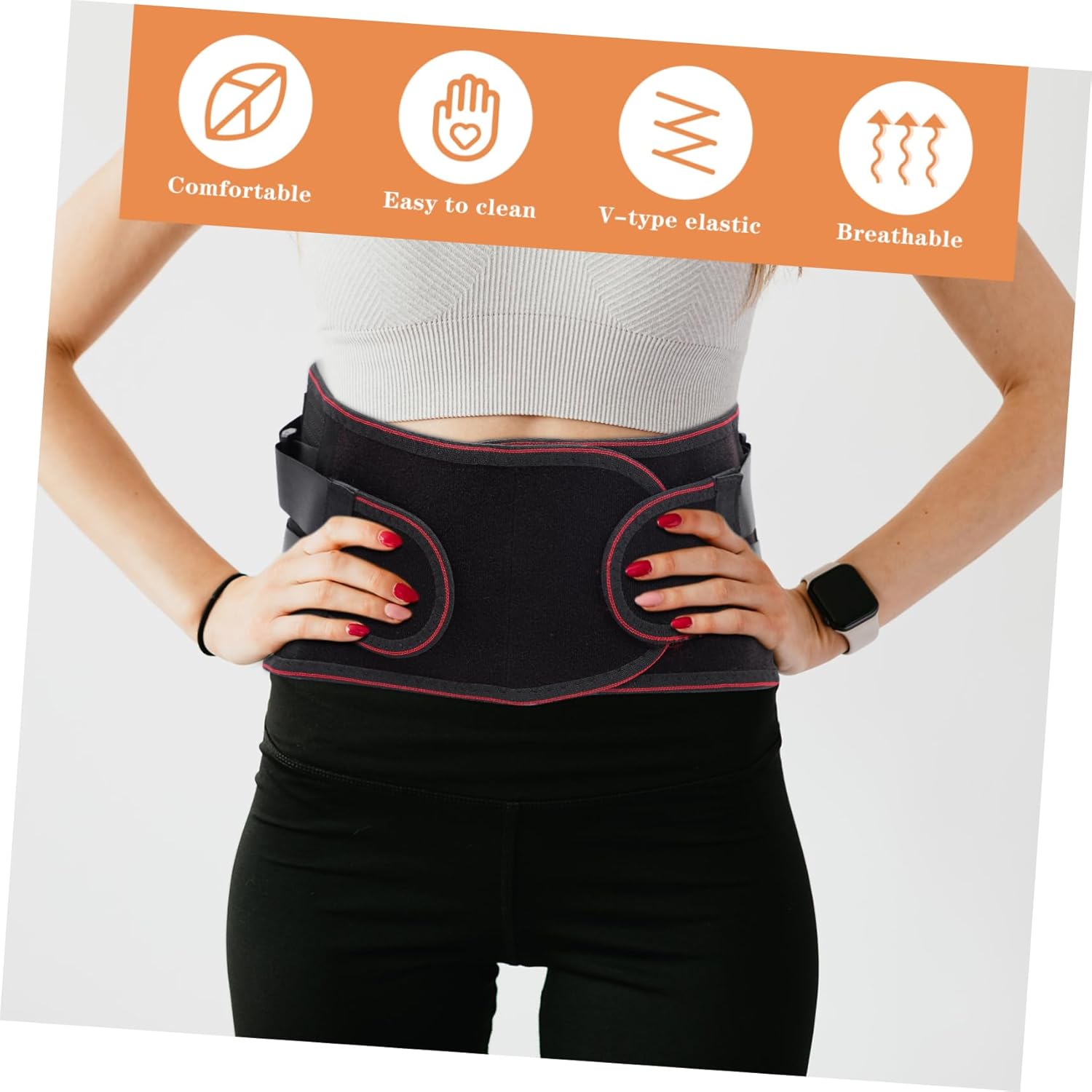 Beaupretty Xback Back Brace Back Brace Posture Corrector Widened Waist Belt Lumbar Breathable Support for Male Female