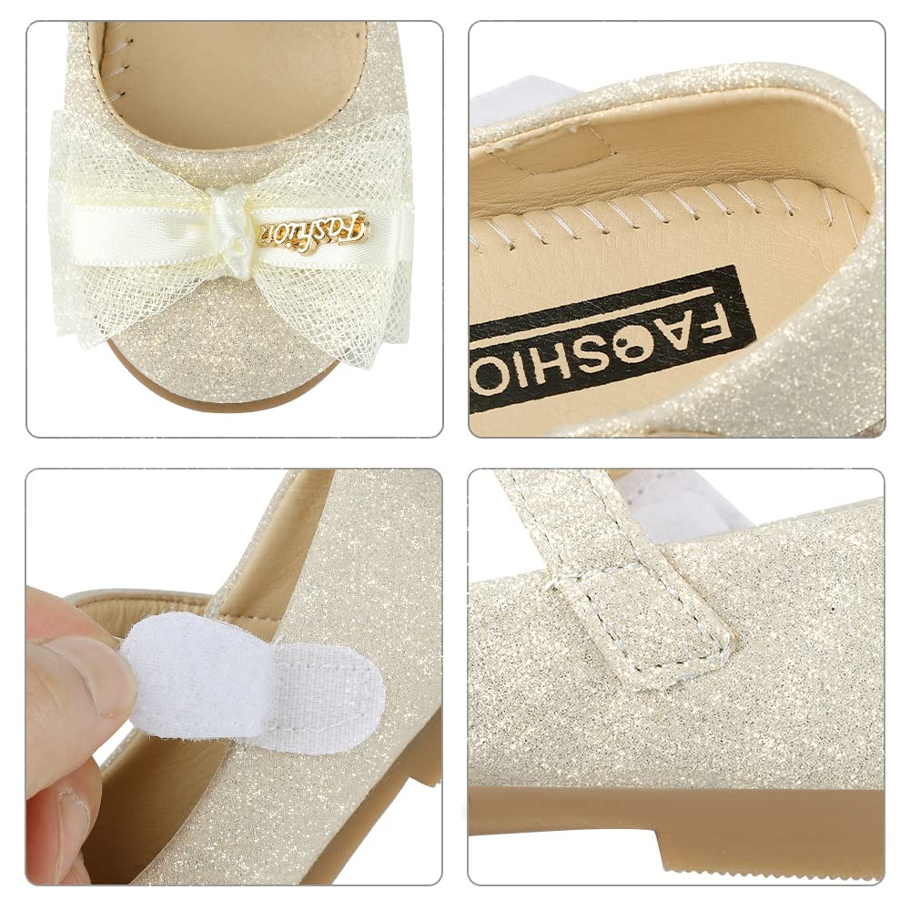 MK MATT KEELY Ballerine Princesse Glitter Shinning Fille Chaussure Mary Jane Bowknot 2-7 Ans Enfant