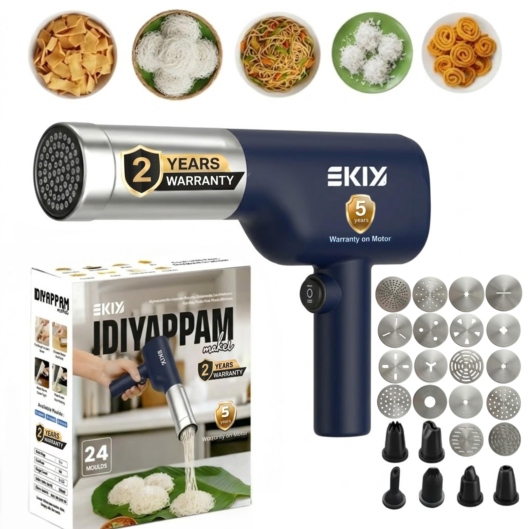 EKIY Electric Noodle Press - Make Idiyappam & More! -1