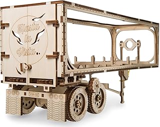 UGEARS Trailer for Heavy Boy Truck VM-03 Self-Assembling 3D Wooden Model