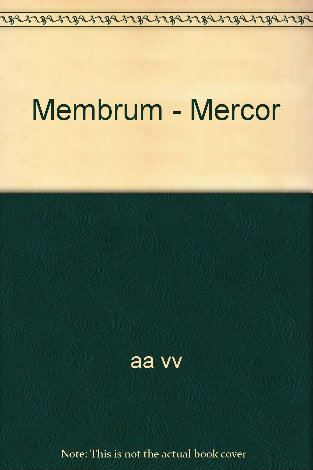 membrum - mercor (Latin Edition)