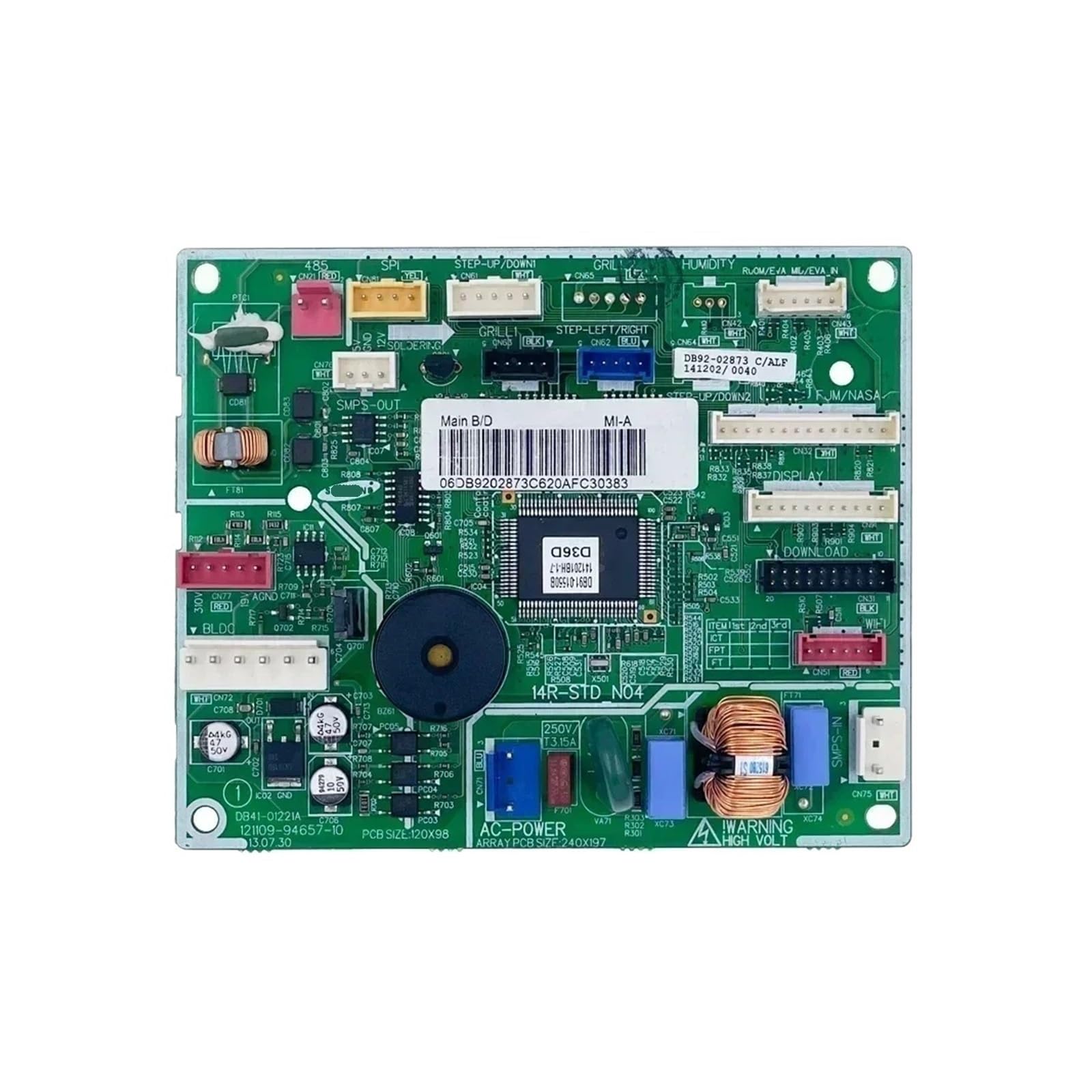 X Psblty One Color Db92-02873C Circuit Pcb Db41-01221A Indoor Unit Control Board ，Compatible For Samsung， Air Conditioner Circuit Board